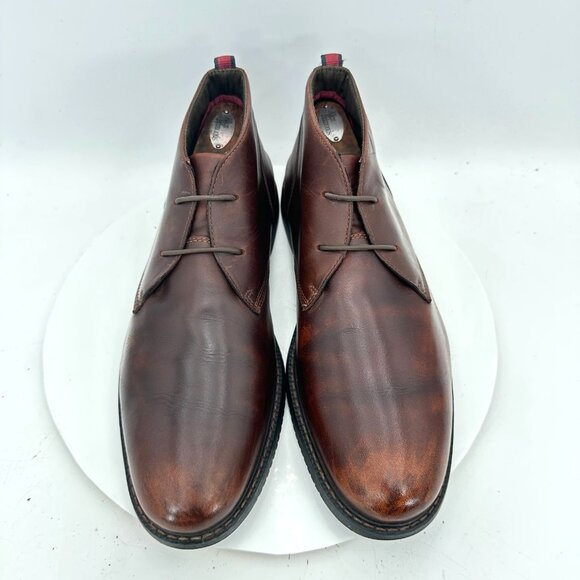 Timberland Brook Park Men Size 11 5513A Brown Leather Anti Fatigue Chukka Boot - Picture 1 of 12